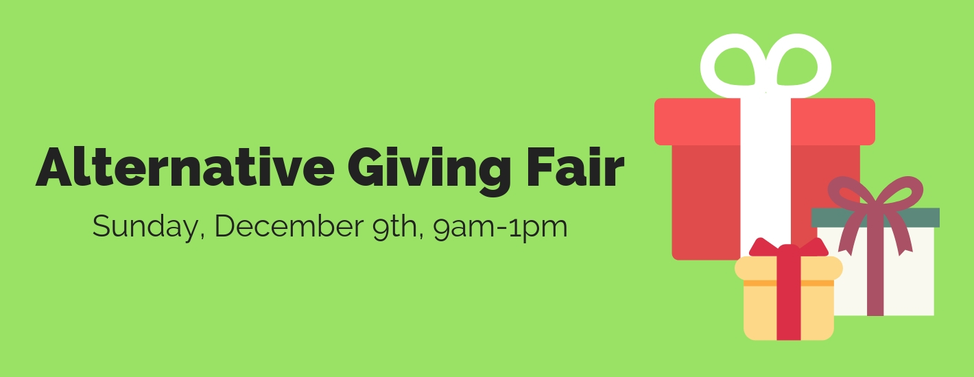 Alternative Giving Fair Trinity on the Hill Episcopal Church
